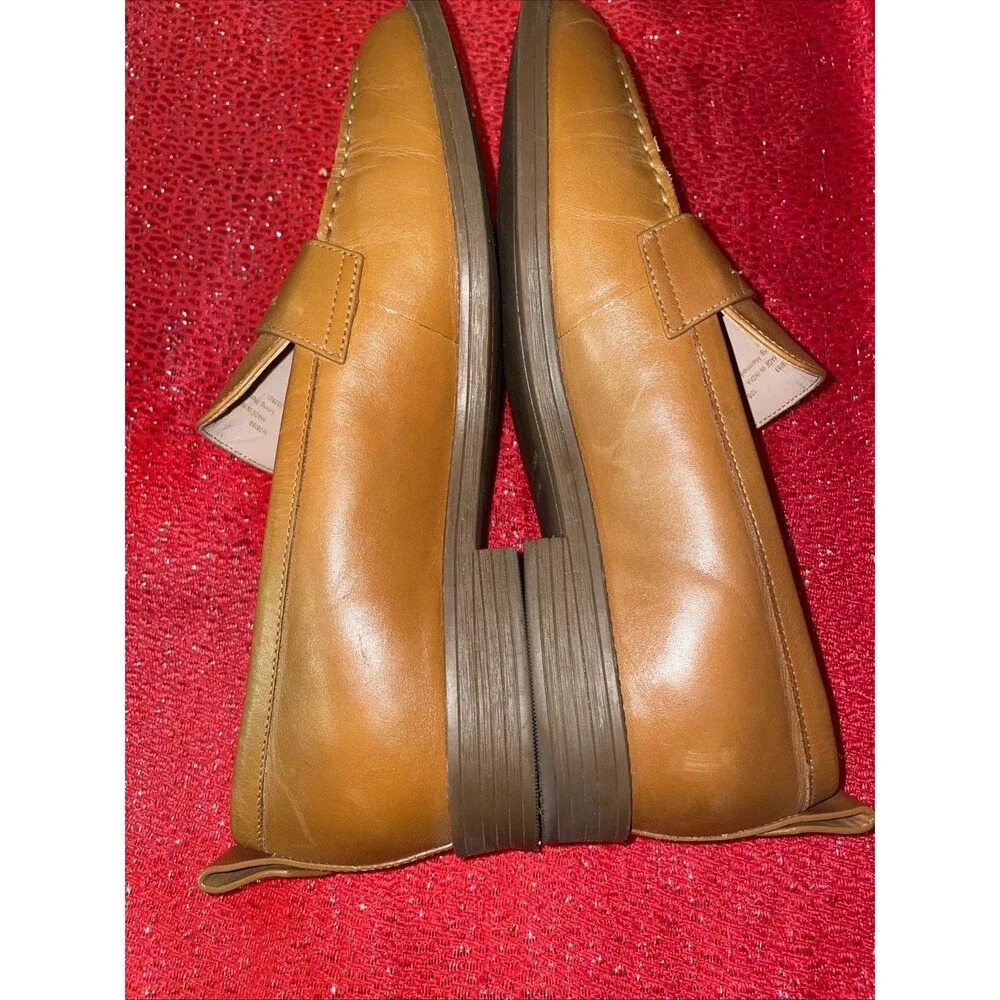 Cole Haan Women's Haverhill Penny Loafers British Tan Leather Size 10B $80 MSRP